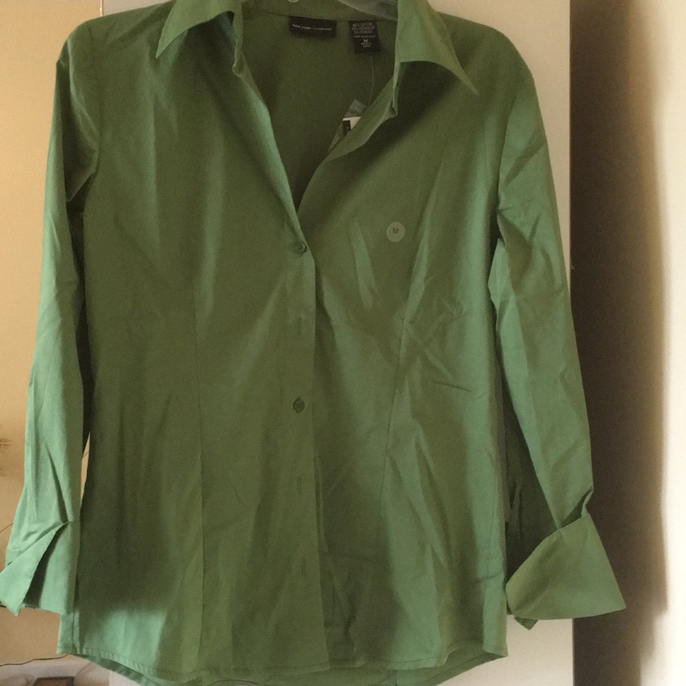 Green dress shirt